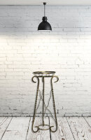 Подставка для цветов Завиток кованая высокая